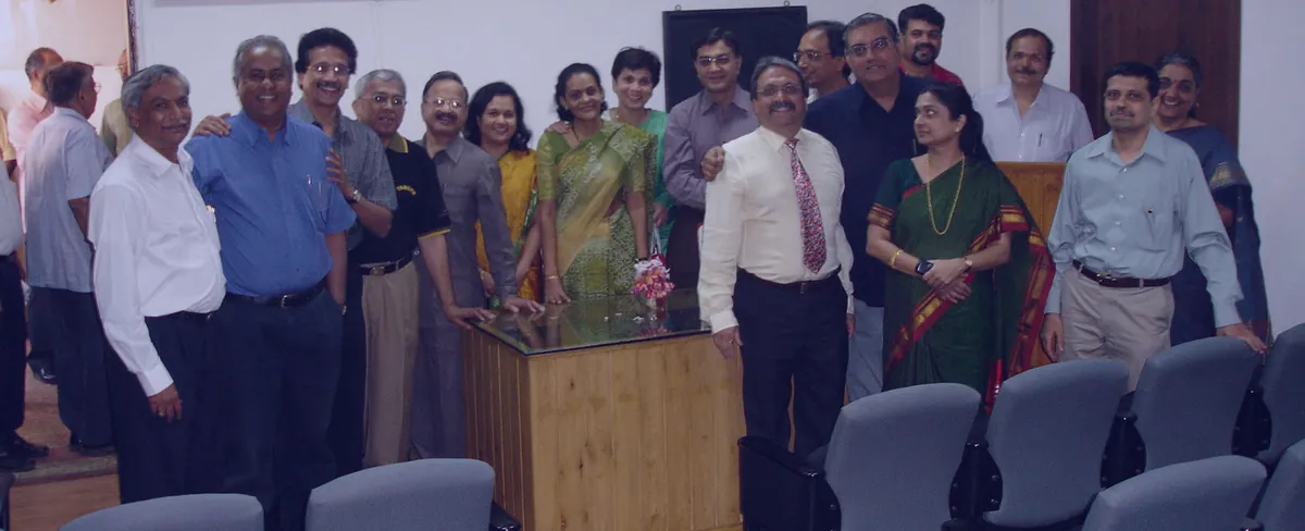 TNMC Global Alumni members at an inauguration at TNMC, Mumbai