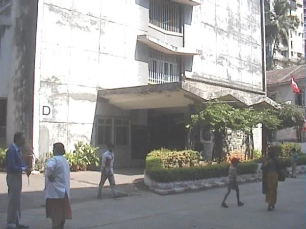 The TNMC campus courtyard