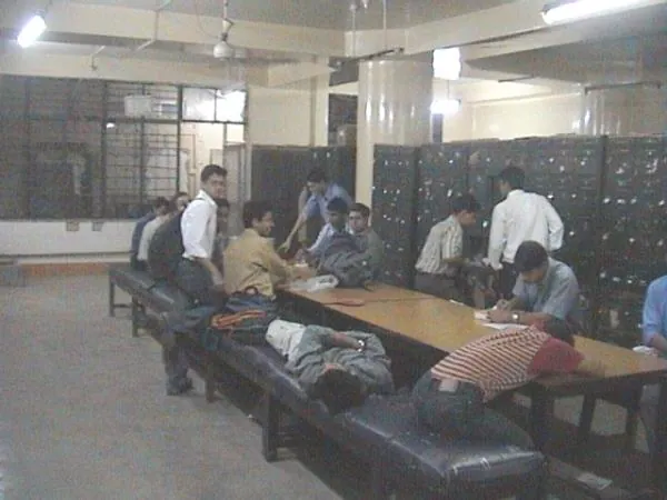 Students in a TNMC reading hall