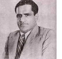 Archival portrait of M.N. Desai Topiwala